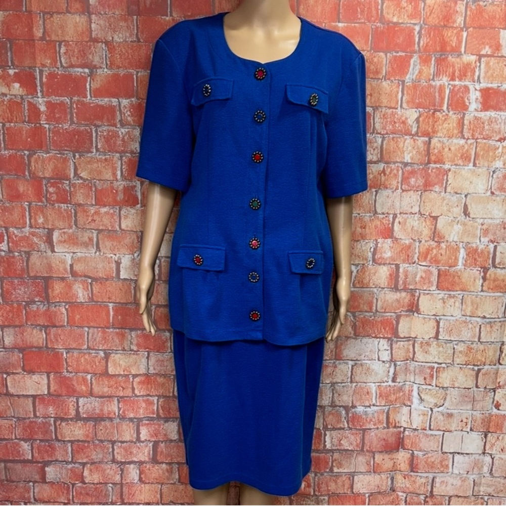 Eber San Francisco Vintage 80’s Ribbed Skirt and Top Set